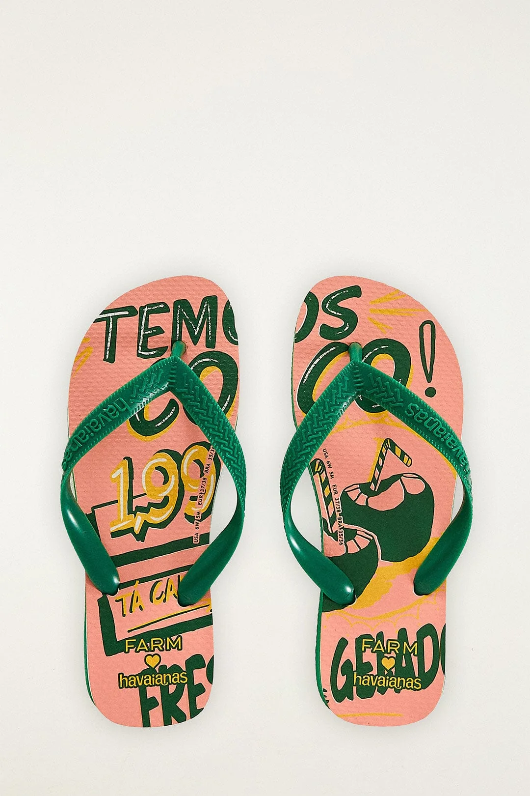Pink Temos Coco Havaianas Sandals